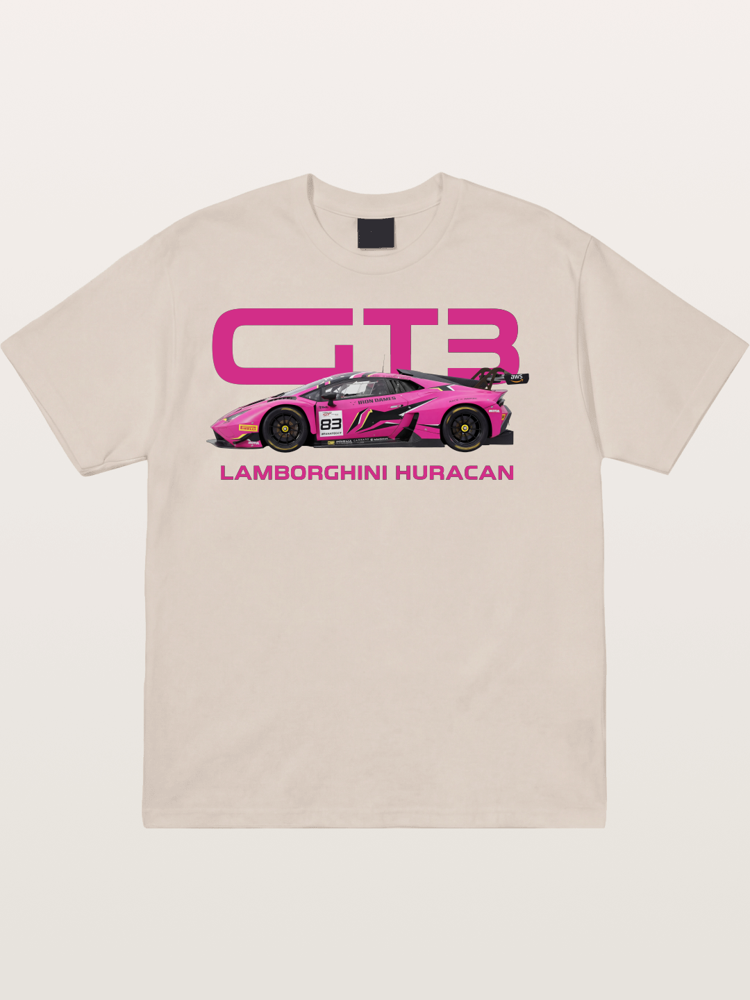 Pink Racer Cotton T-shirt