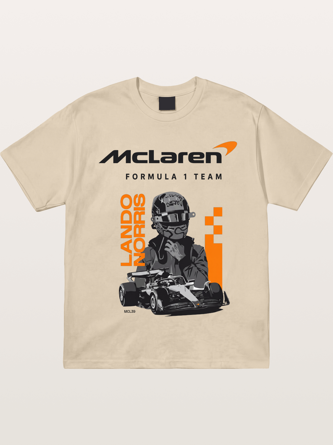Lando Norris McLaren Portrait Gildan T-shirt