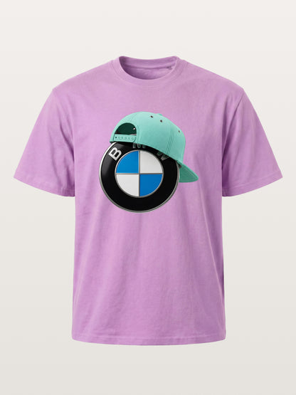 BMW Logo & Tiffany Cap Art Gildan T-shirt