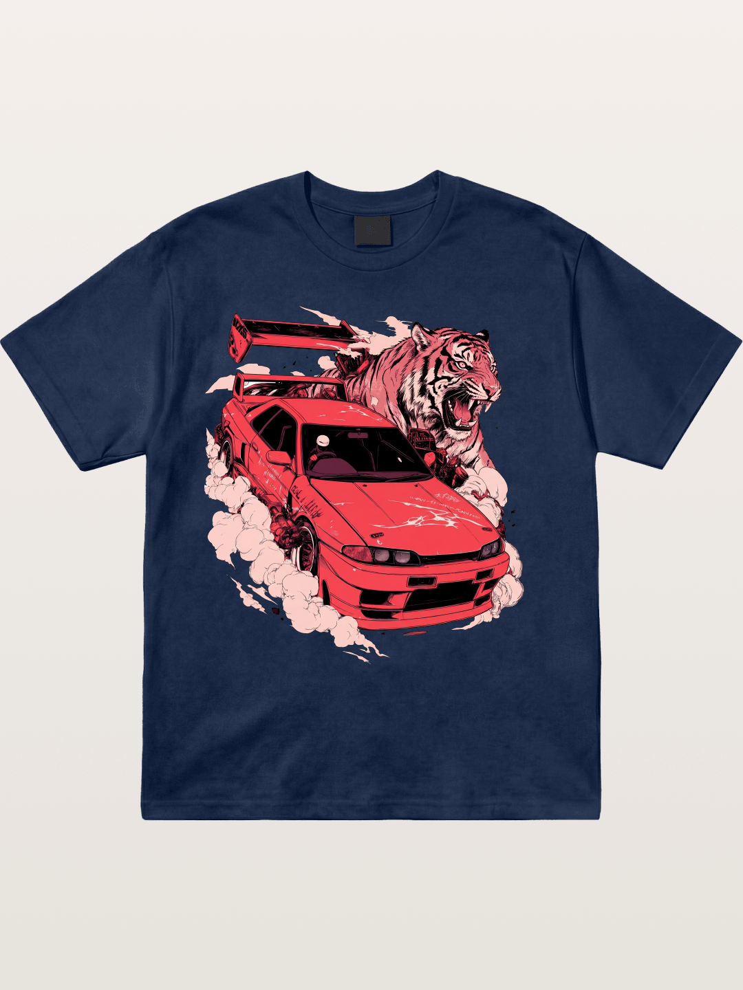 Red Drift Cotton T-shirt