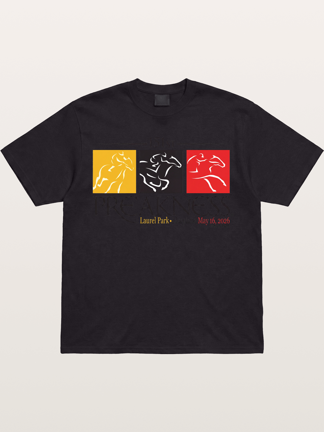 151st Preakness Race Minimal Poster Gildan T-shirt