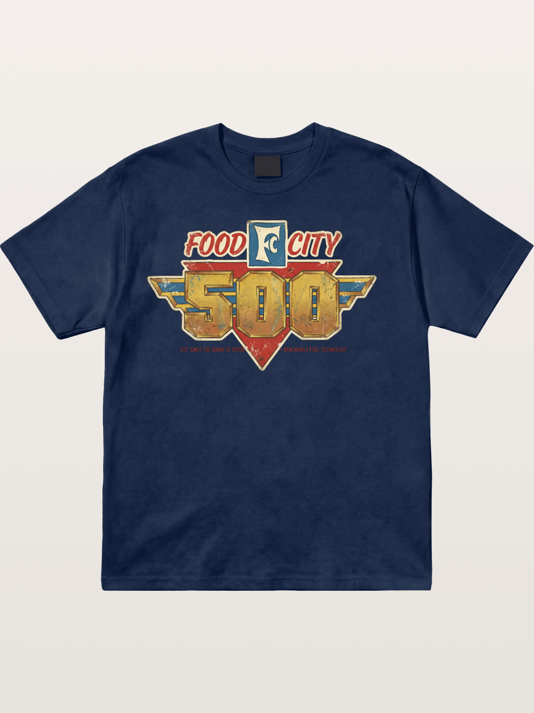 Food City 500 Retro Logo Art Cotton T-shirt