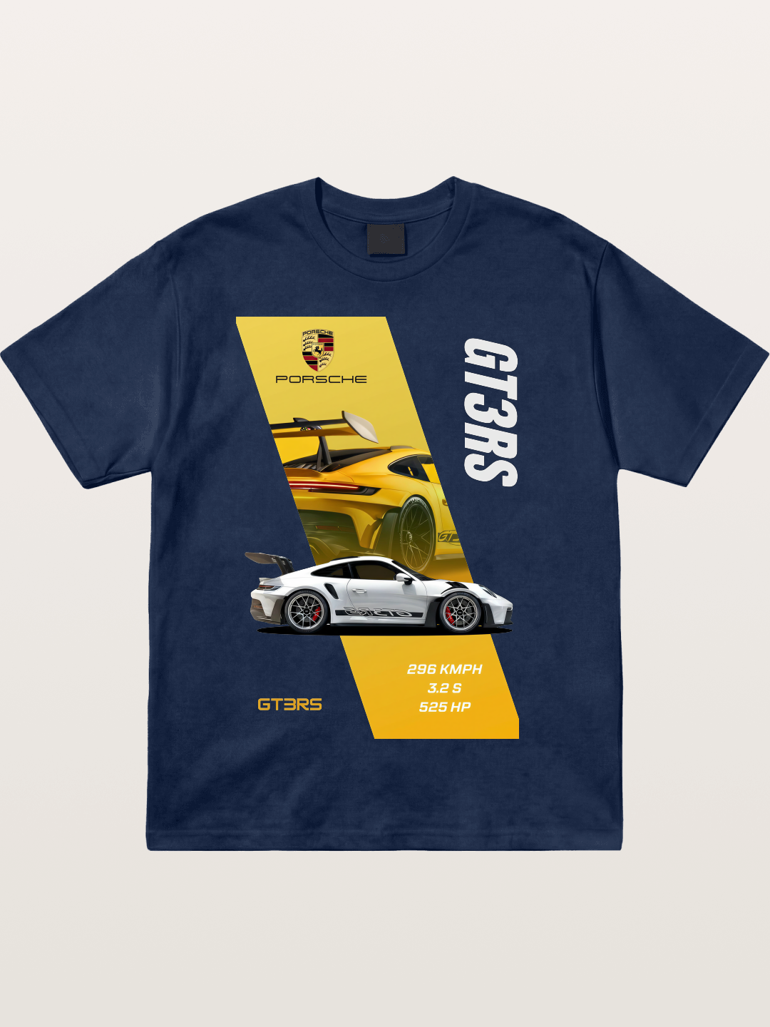 Dual 911 GT3 RS Poster Cotton T-shirt