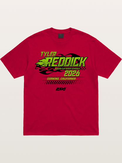 Tyler Reddick 2026 NASCAR Schedule Art Gildan T-shirt