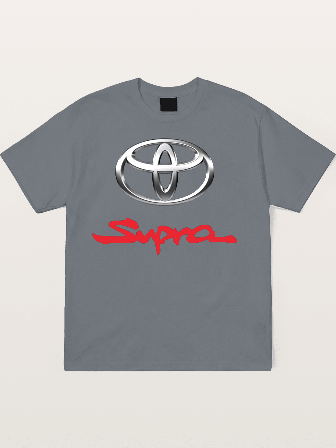 Toyota Supra Handwritten Logo Cotton T-shirt