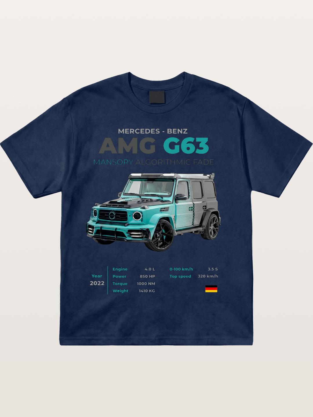 Mansory AMG G63 Fade Art Cotton T-shirt