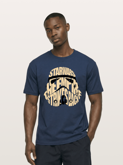 Star Wars Stormtrooper Word Art Design Cotton T-shirt