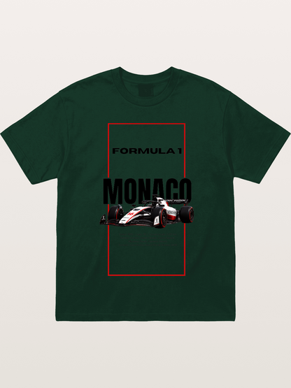 Monaco F1 Minimal Typography Gildan T-shirt