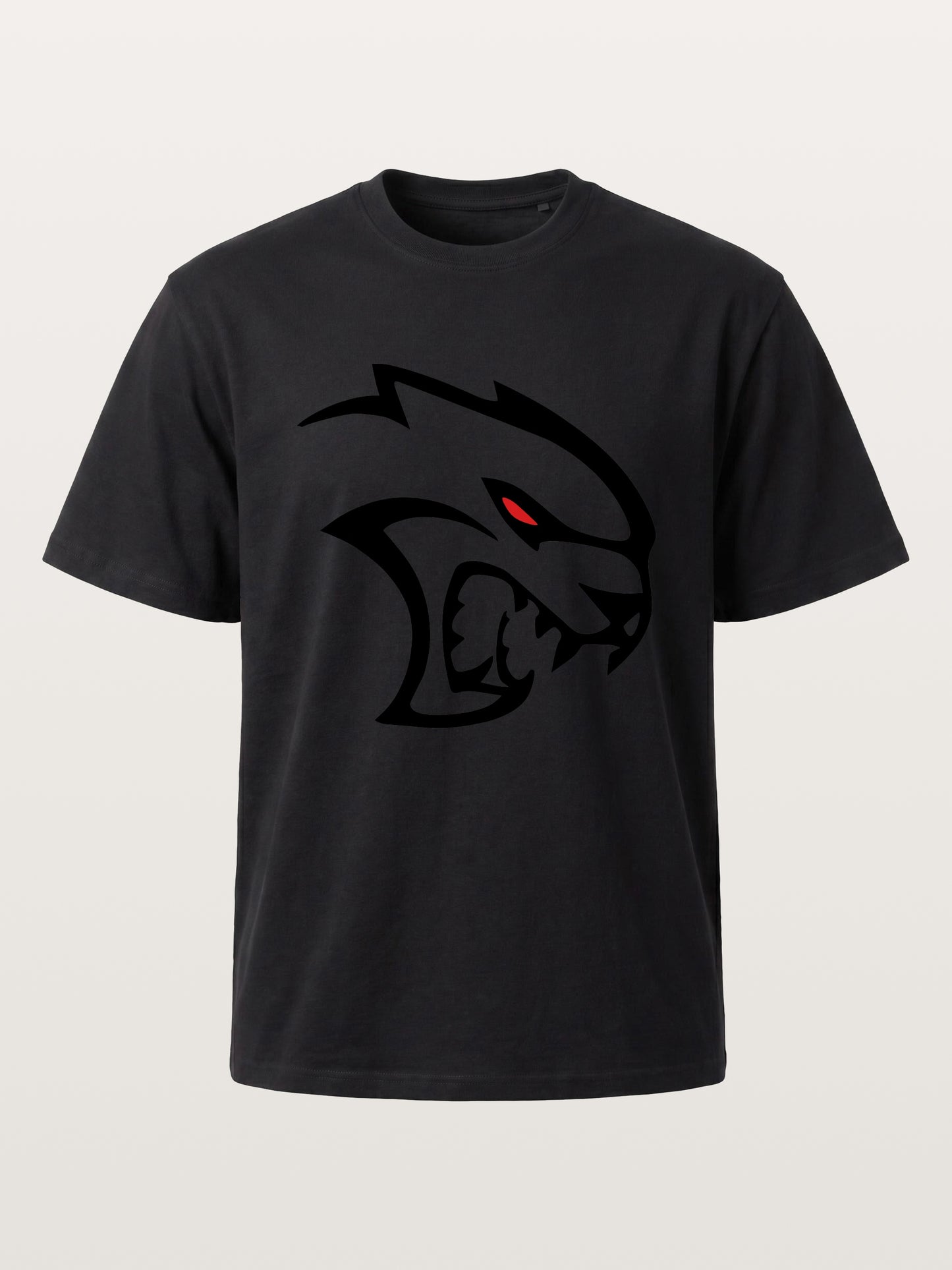 Hellcat Devil Face Silhouette Cotton T-shirt