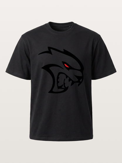 Hellcat Devil Face Silhouette Cotton T-shirt