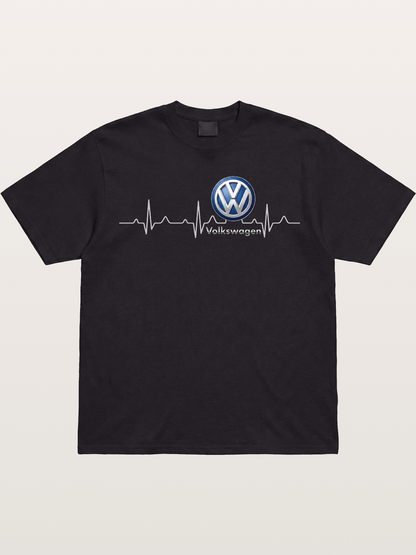 Volkswagen Heartbeat Logo Gildan T-shirt