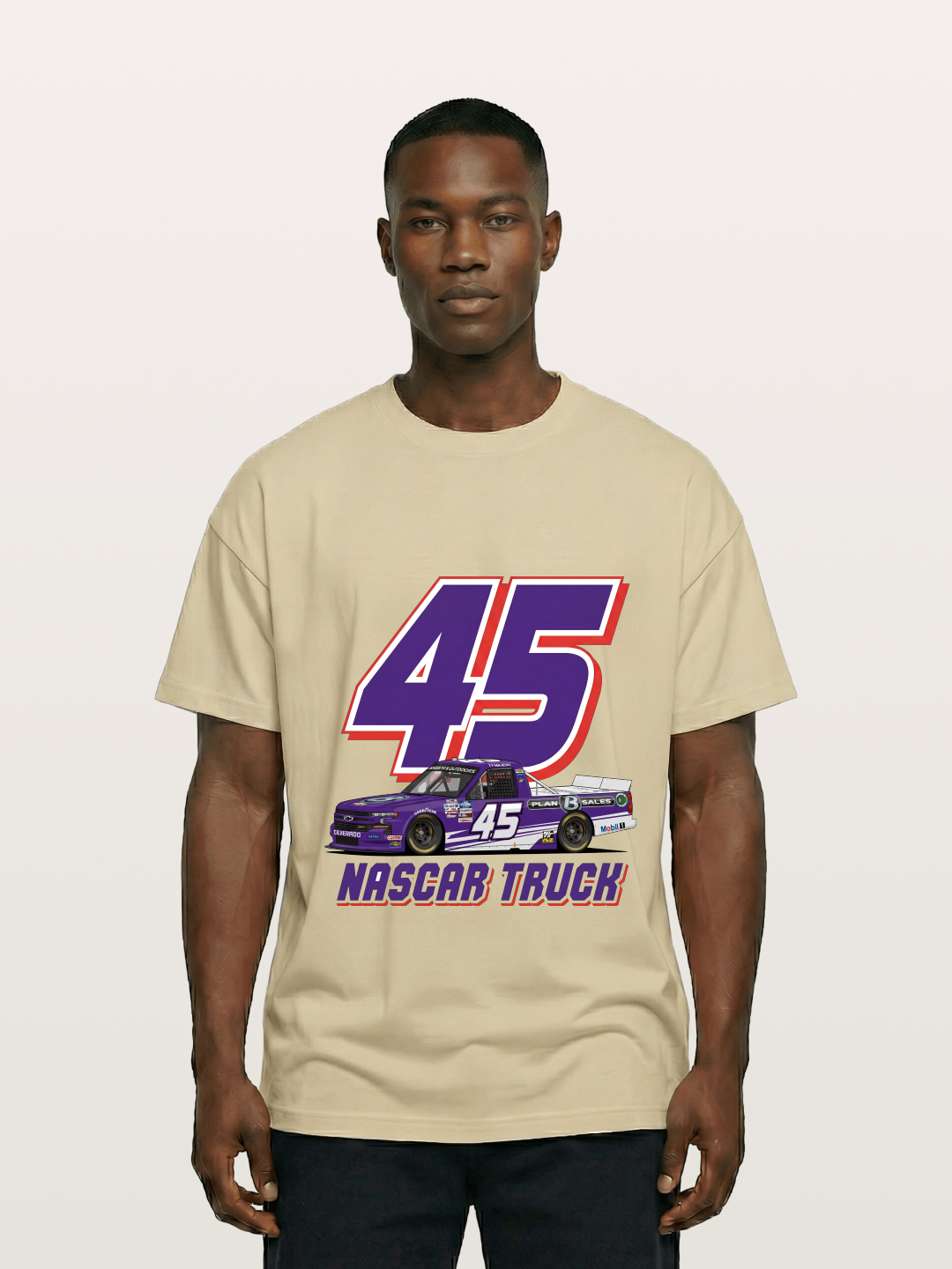 Purple 45 Racer Gildan T-shirt