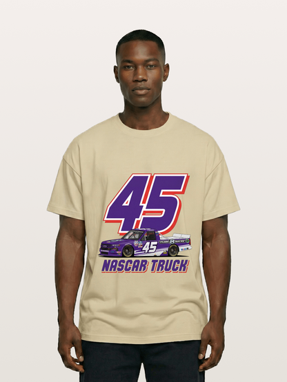Purple 45 Racer Gildan T-shirt