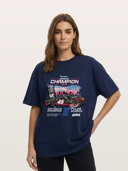 Tyler Reddick 45 Champion Car Art Cotton T-shirt