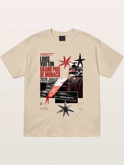 LV Monaco F1 Collage Art Gildan T-shirt