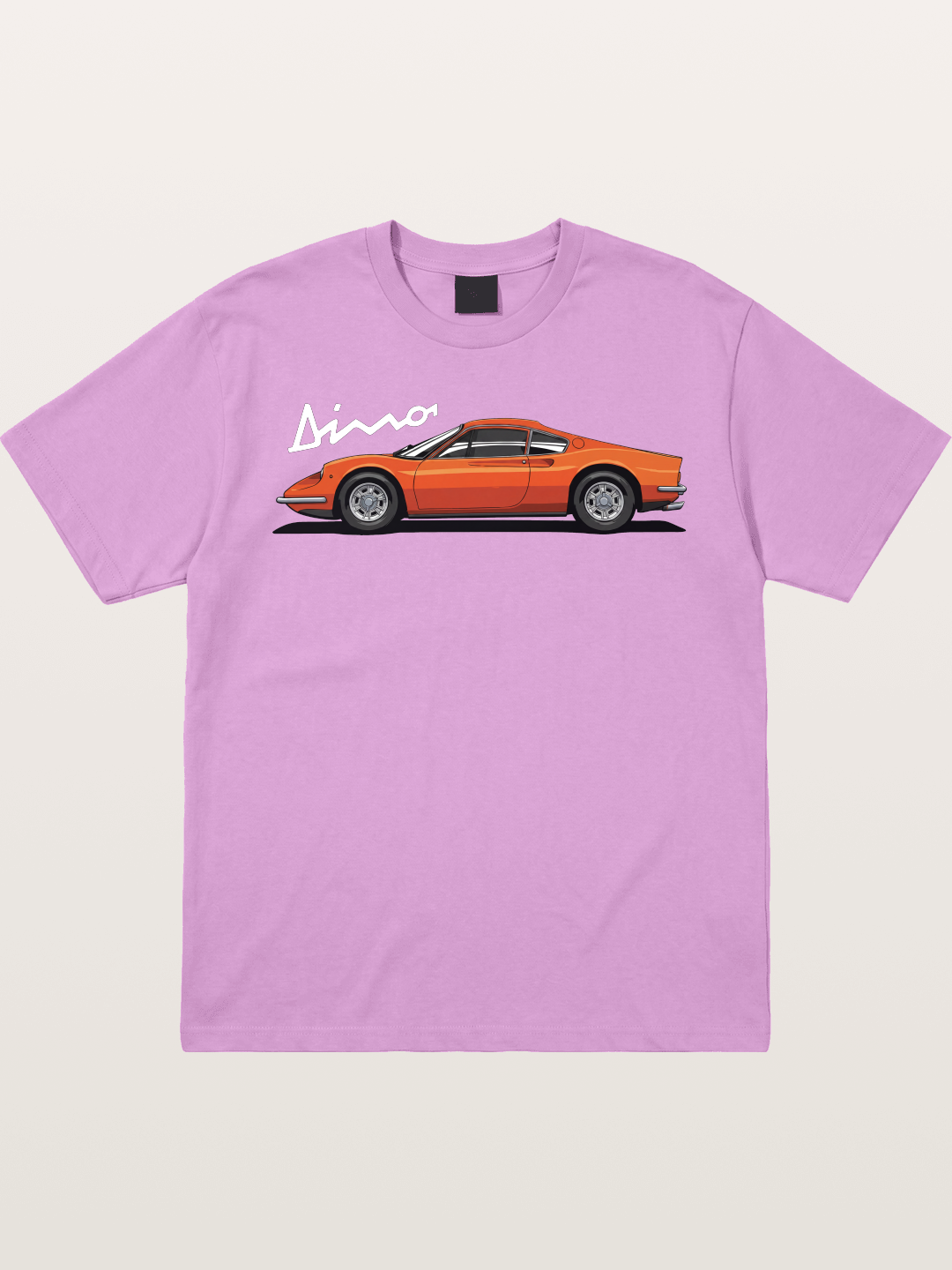 Vintage Orange Sports Car Side Gildan T-shirt