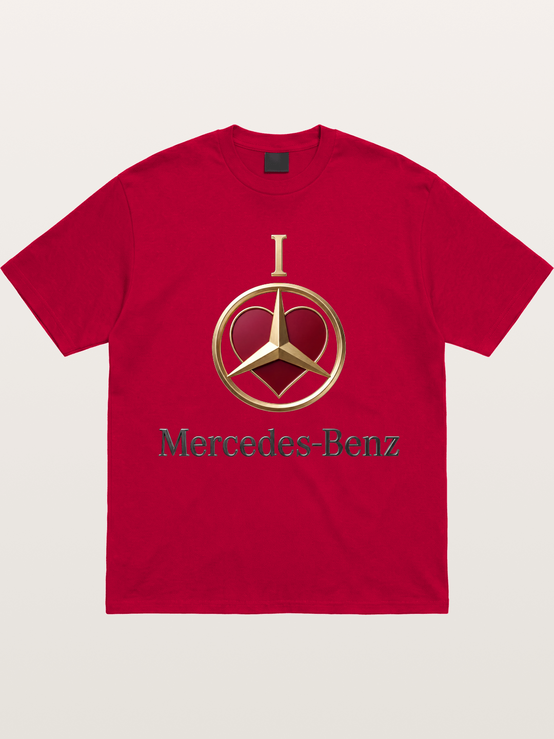 Mercedes Love Logo Art Gildan T-shirt
