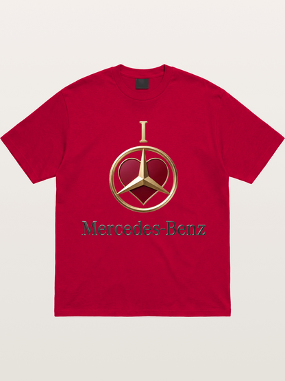 Mercedes Love Logo Art Gildan T-shirt