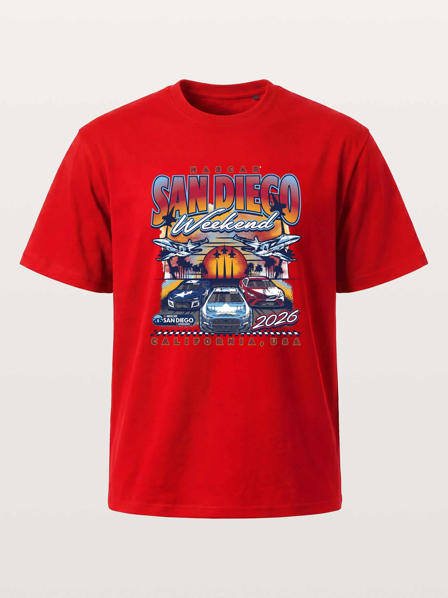 San Diego NASCAR Sunset Race Weekend Cotton T-shirt
