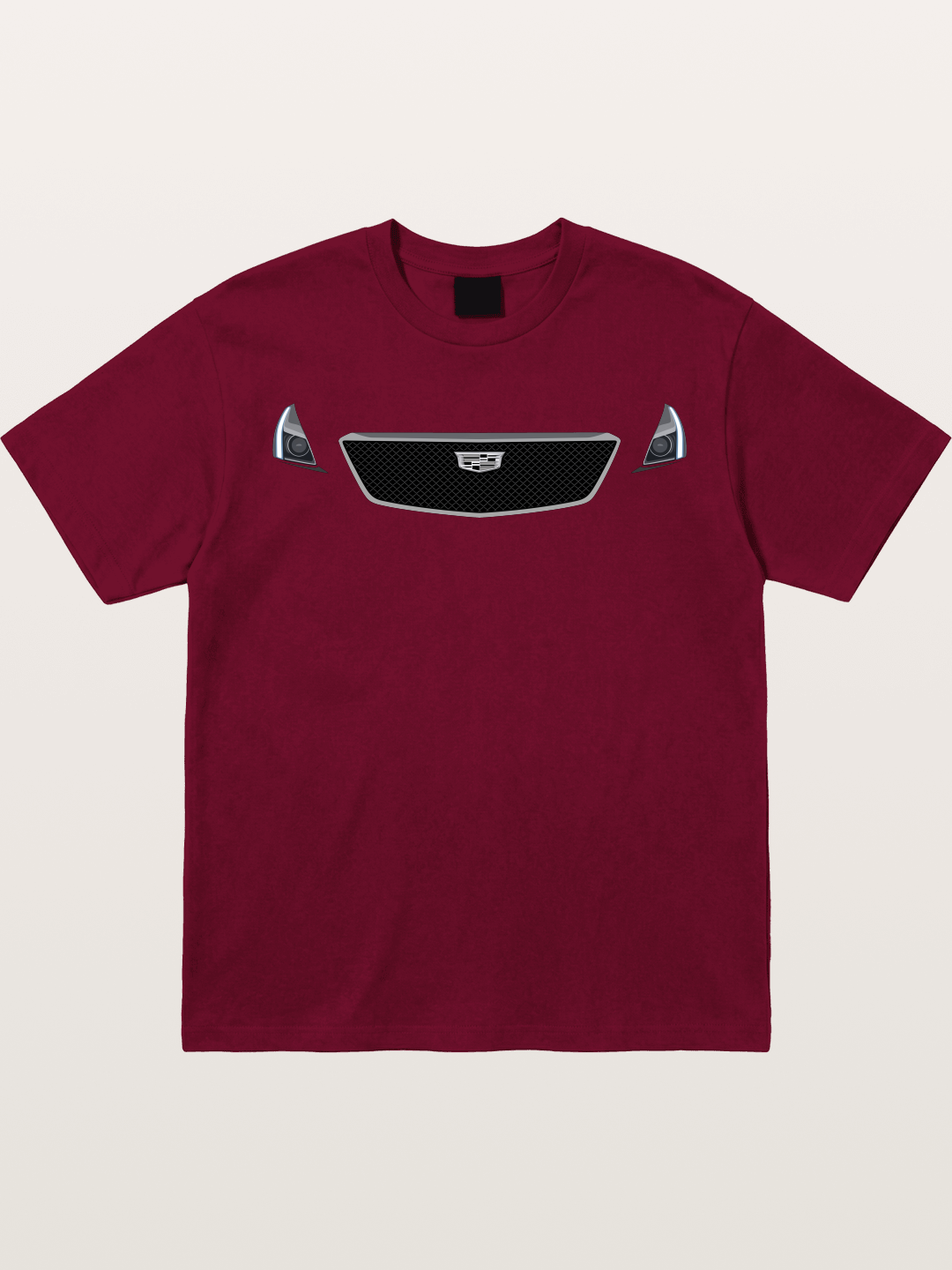 Cadillac Grille and LED Headlights Gildan T-shirt