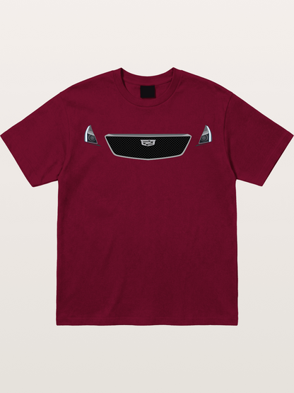 Cadillac Grille and LED Headlights Gildan T-shirt