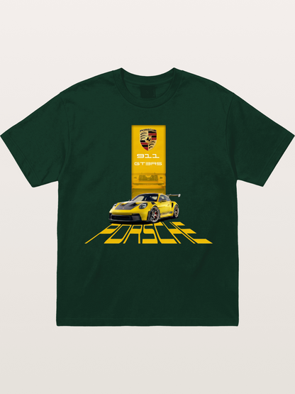 Yellow 911 GT3 RS Graphic Gildan T-shirt