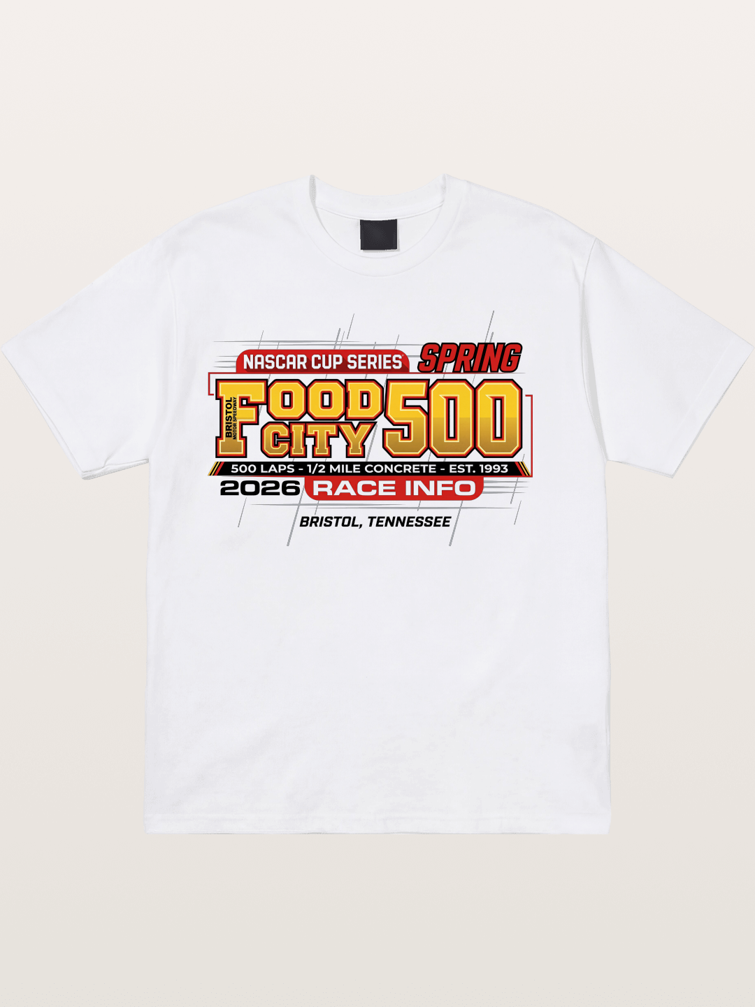 2026 Spring Food City 500 Cotton T-shirt