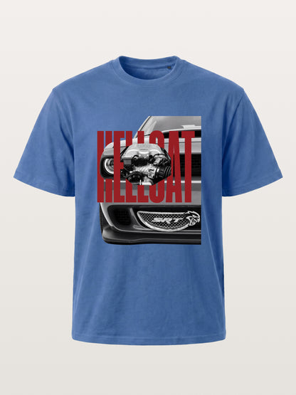 Hellcat Engine Overlay Art Gildan T-shirt