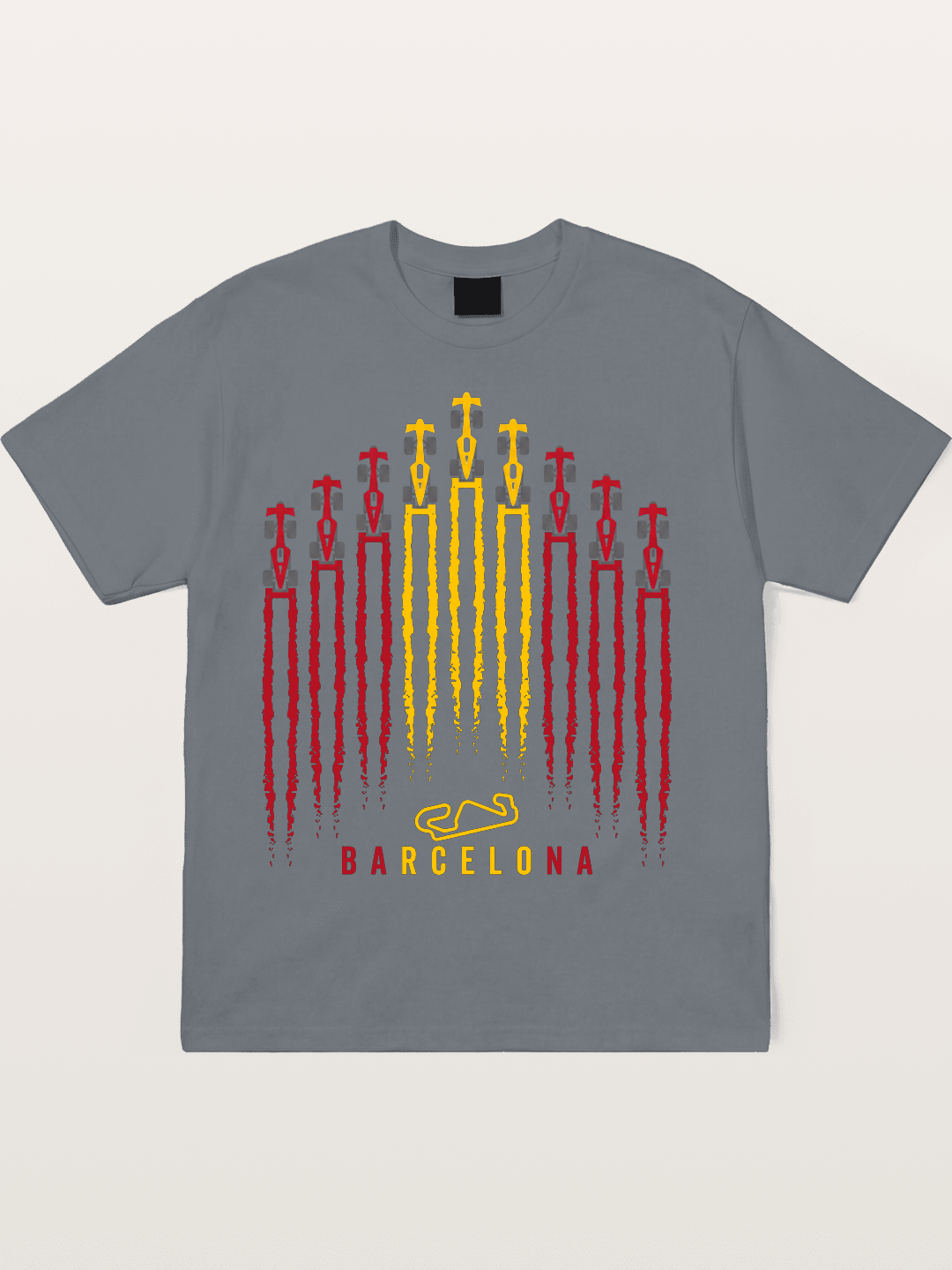 Barcelona GP Racing Column Streaks Cotton T-shirt
