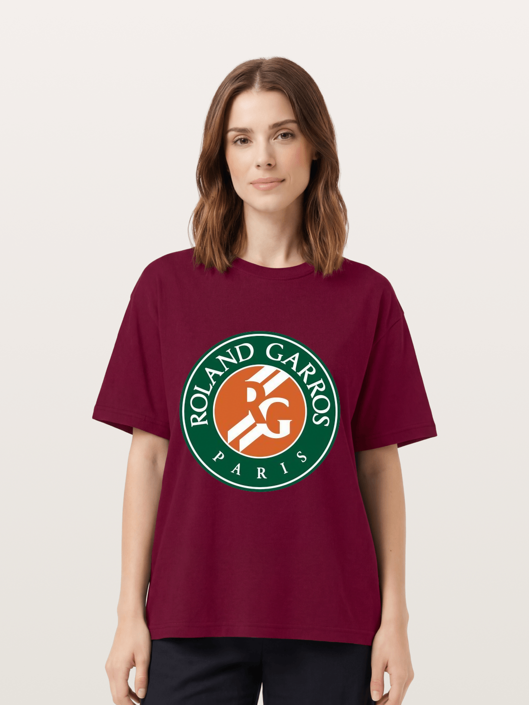 Roland Garros Paris Logo Print Gildan T-shirt