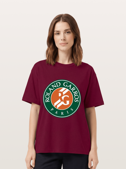 Roland Garros Paris Logo Print Gildan T-shirt