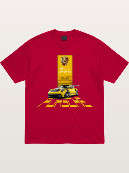 Yellow 911 GT3 RS Graphic Gildan T-shirt