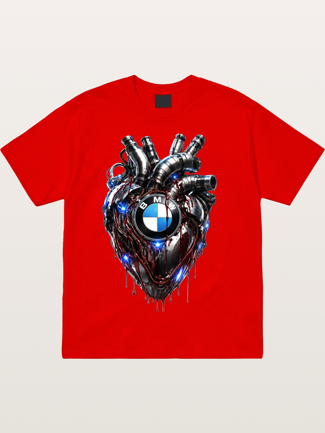 BMW Mechanical Heart Graphic Cotton T-shirt