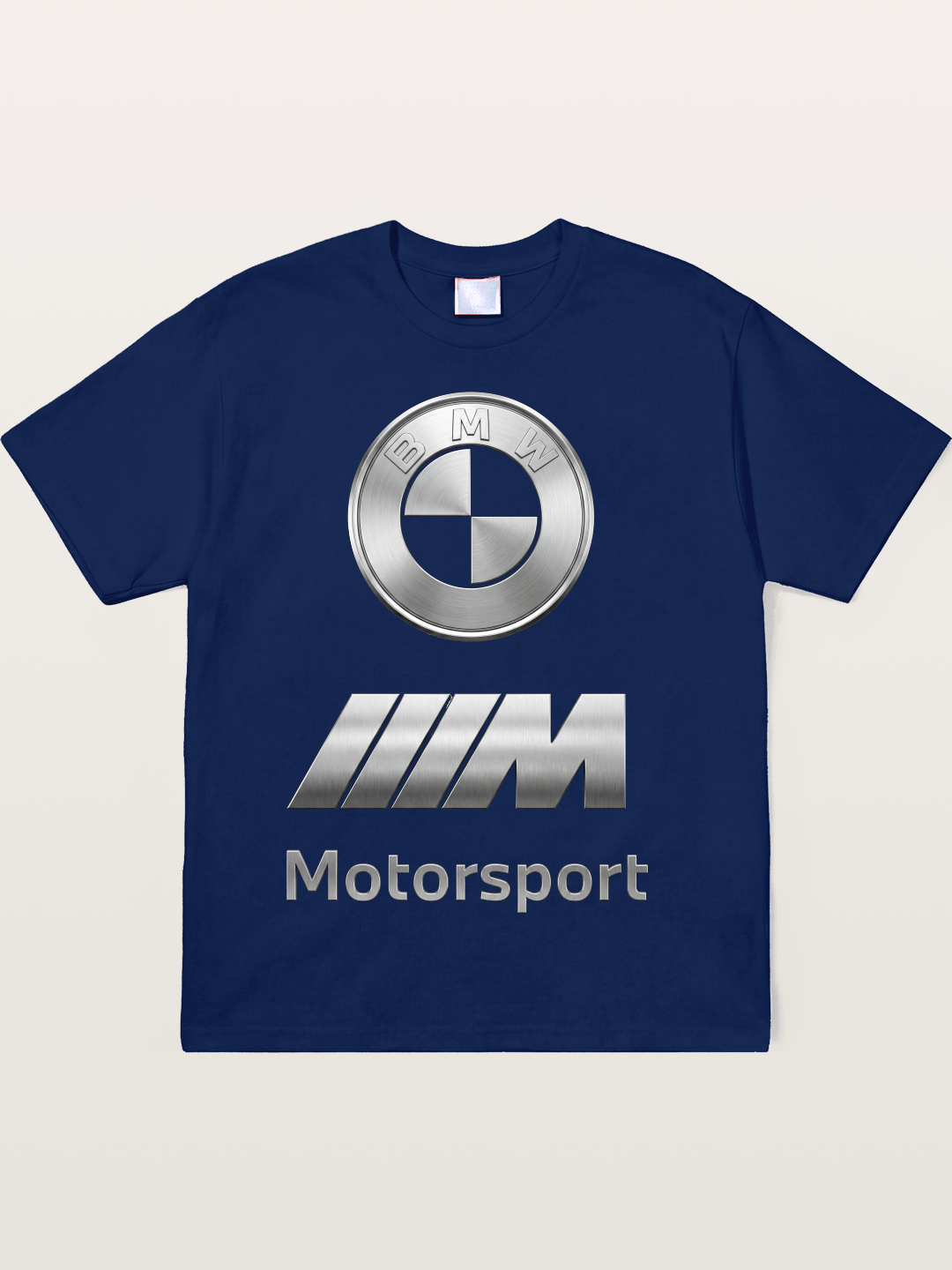 BMW Motorsport Metal Logo Art Soft-Stay T-shirt