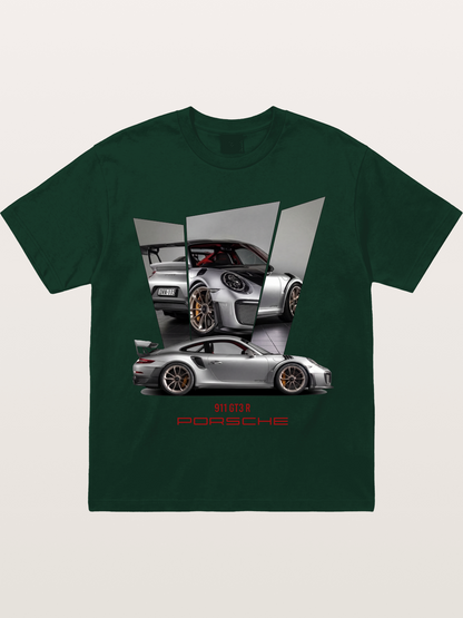 Porsche 911 GT3 RS Mirrored Collage Gildan T-shirt