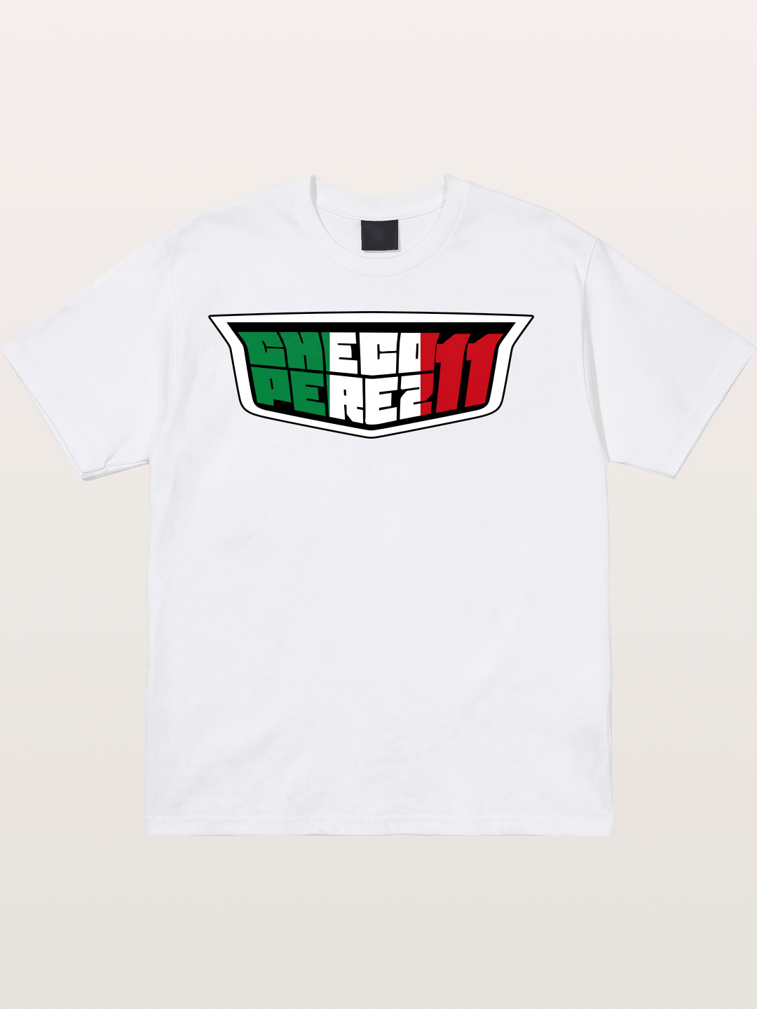 Checo Perez 11 Racing Logo Cotton T-shirt