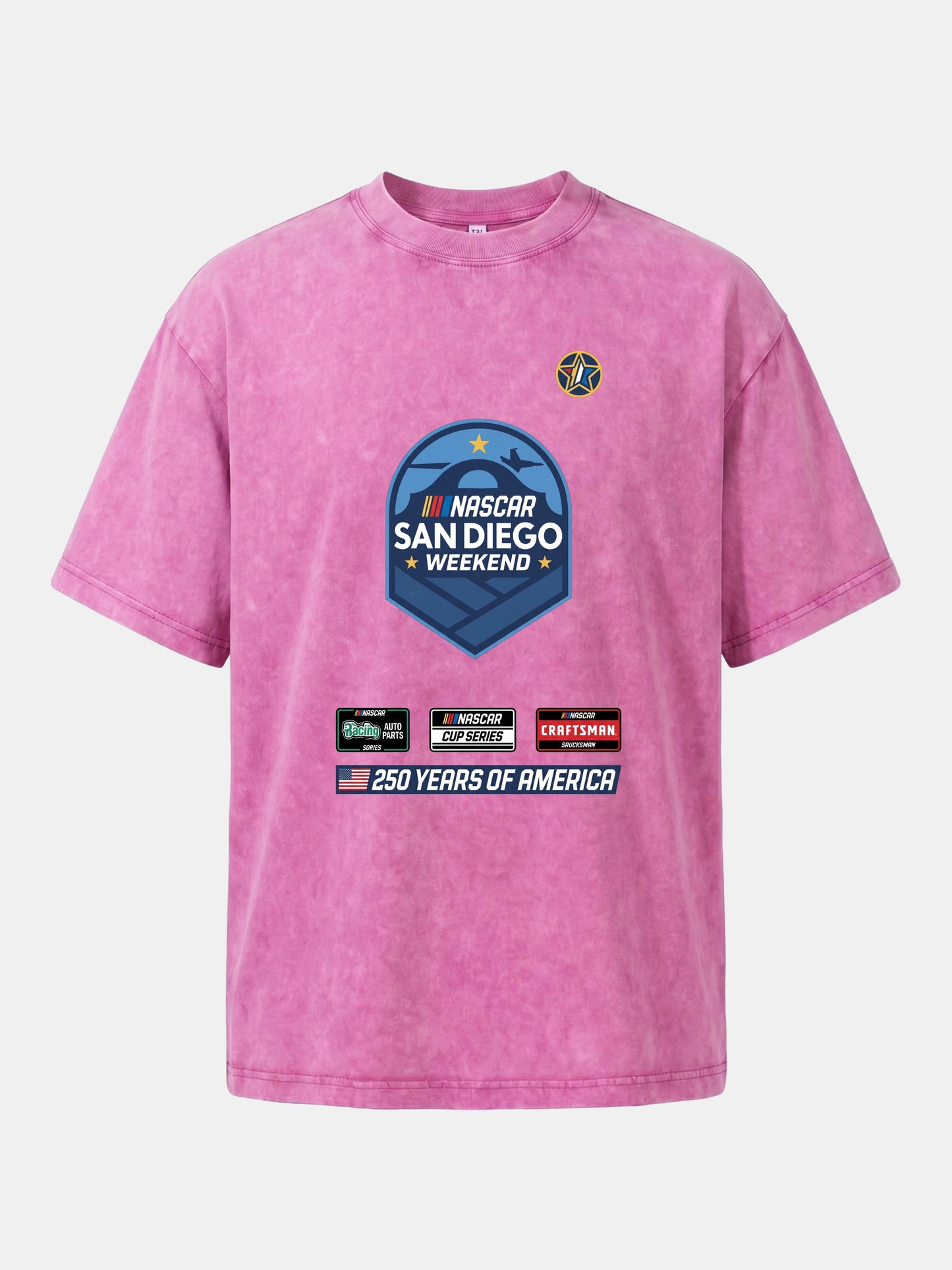 San Diego NASCAR Shield Crest Washed T-shirt
