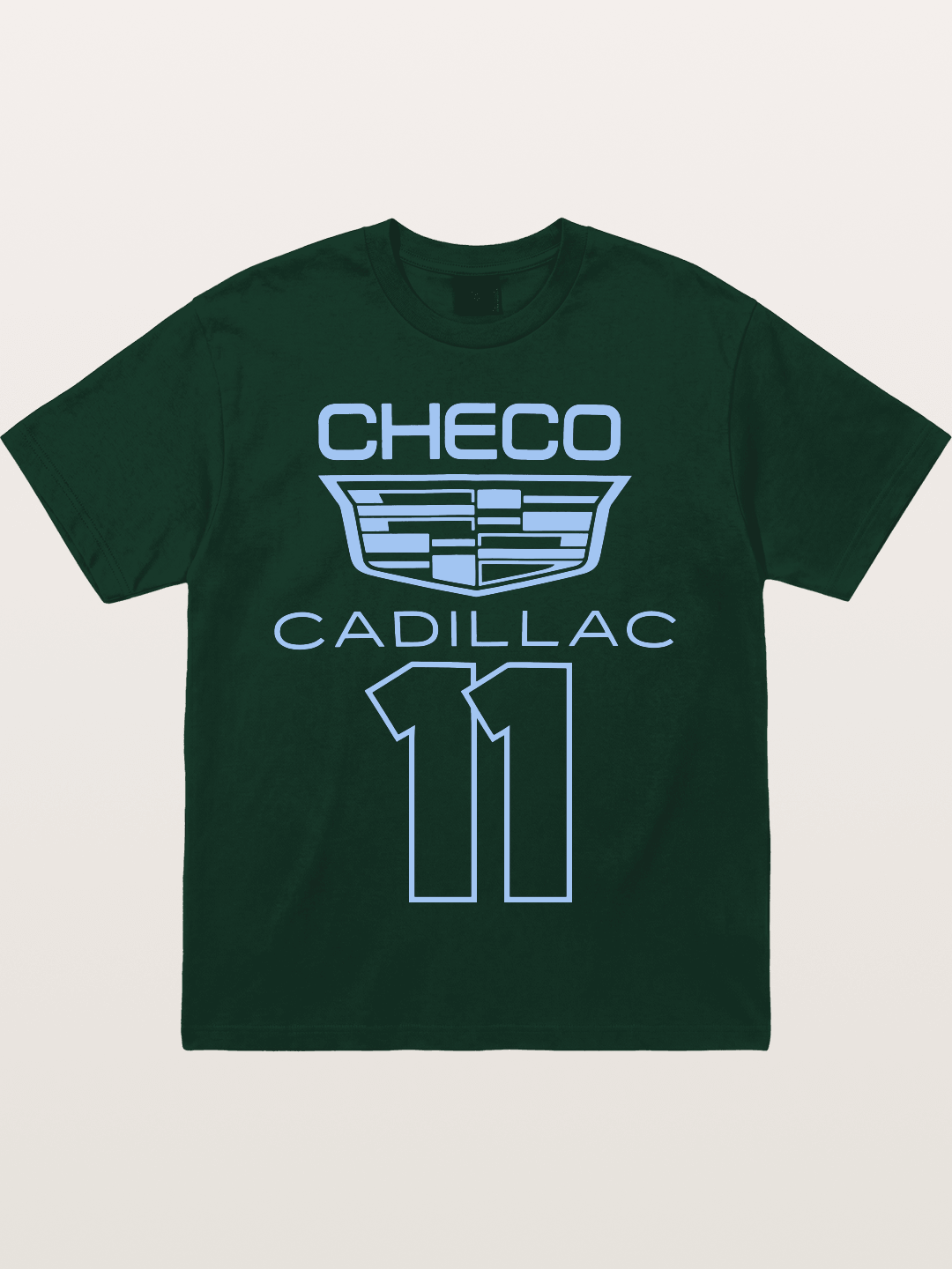Checo Cadillac #11 Racing Emblem Gildan T-shirt