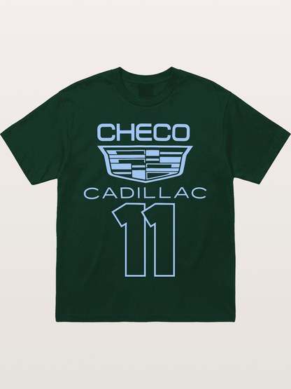 Checo Cadillac #11 Racing Emblem Gildan T-shirt