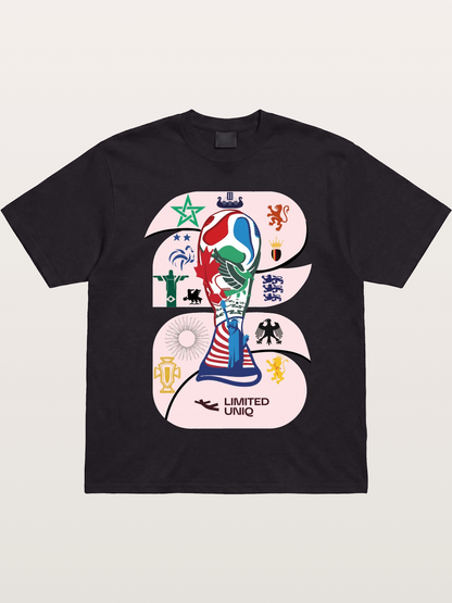 2026 World Cup Trophy Collage Gildan T-shirt