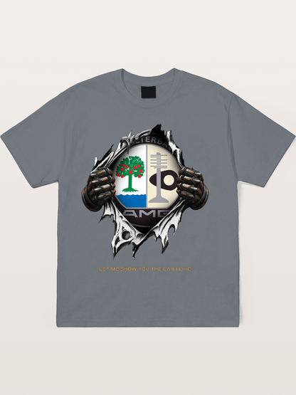 AMG Affalterbach Crest Tear Through Cotton T-shirt