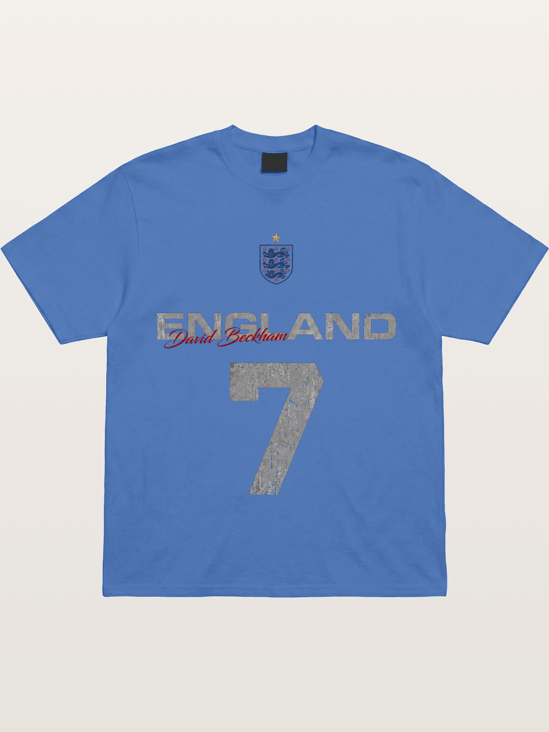 England Beckham 7 Vintage Gildan T-shirt