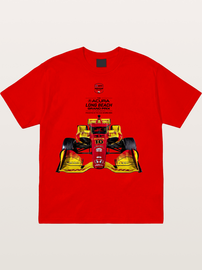 Palou #10 Long Beach Champion Cotton T-shirt