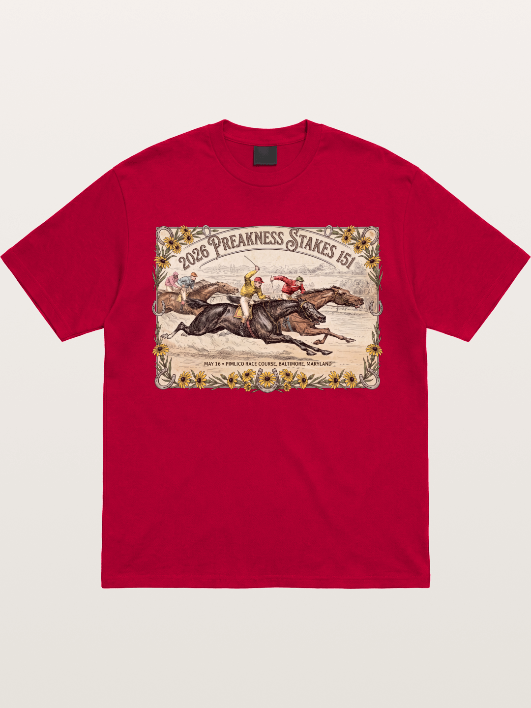 2026 Pimlico Race Course Print Gildan T-shirt