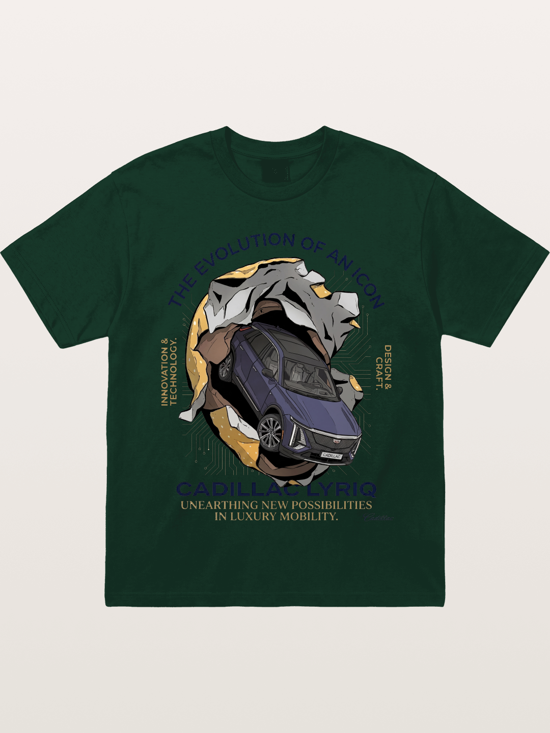 Icon Evolution Luxury EV Gildan T-shirt