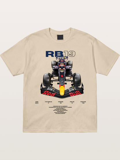 Cat Driving Red Bull F1 Gildan T-shirt