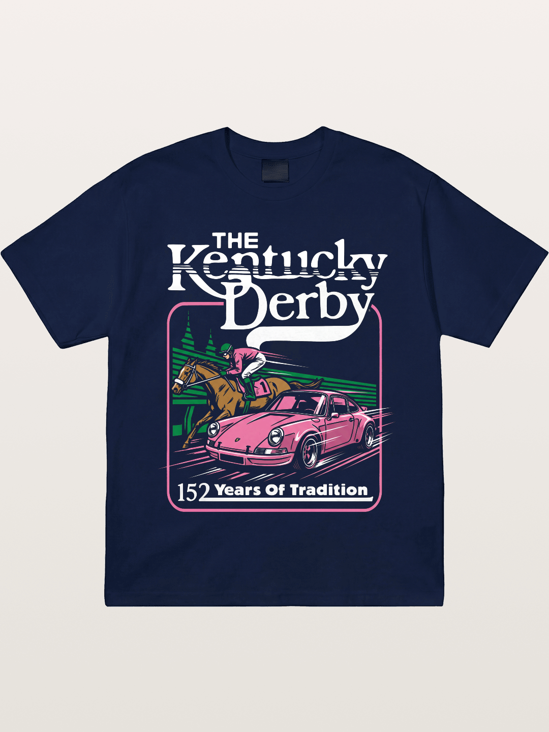 Derby Horse & Porsche Race Gildan T-shirt
