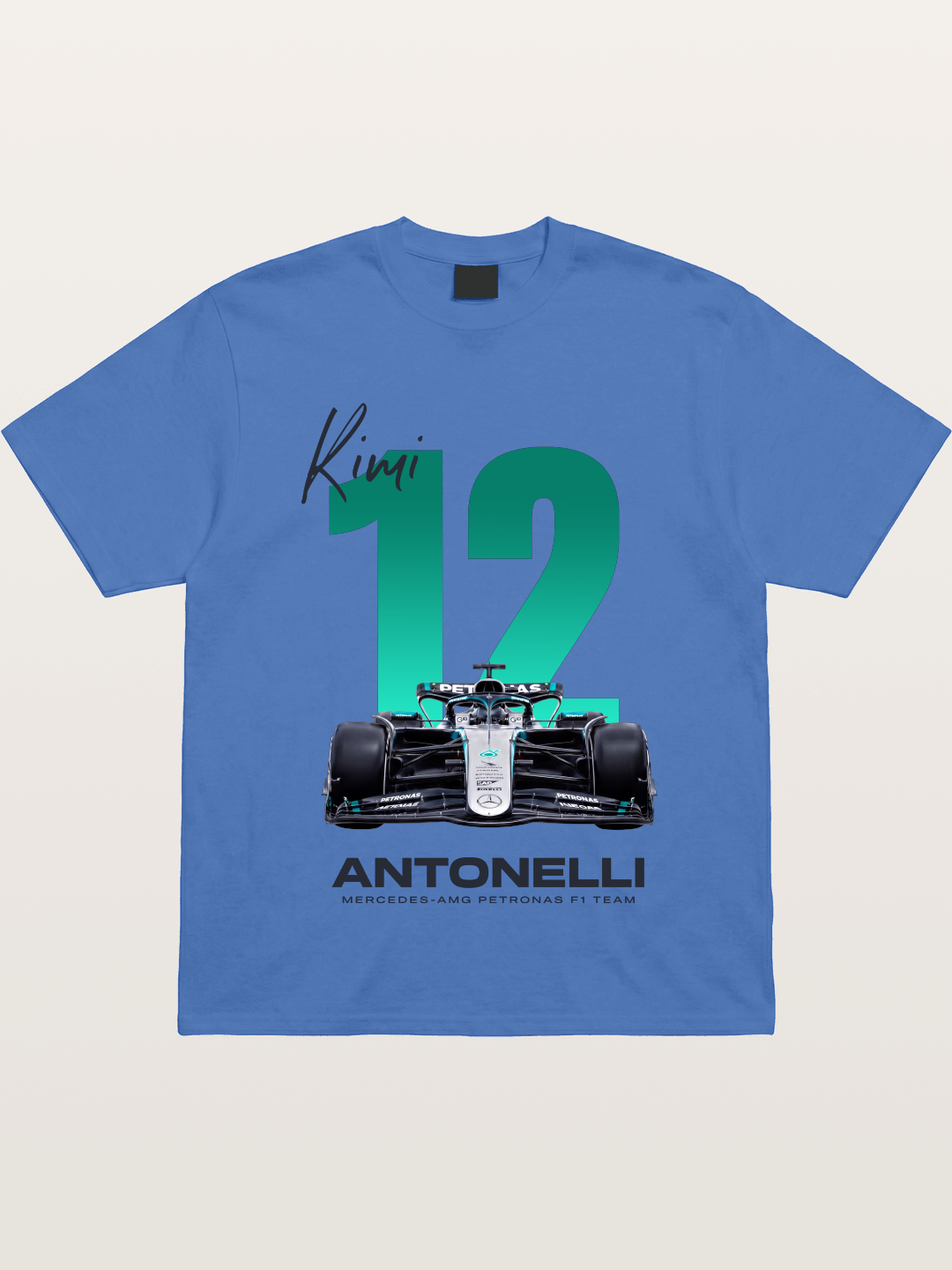 Kimi Antonelli Mercedes F1 12 Gildan T-shirt