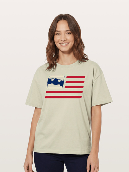 The Flag of Open Wheel Cotton T-shirt