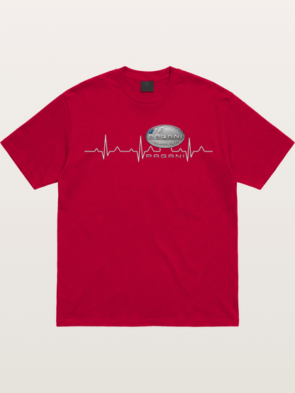 Pagani Heartbeat Badge Gildan T-shirt